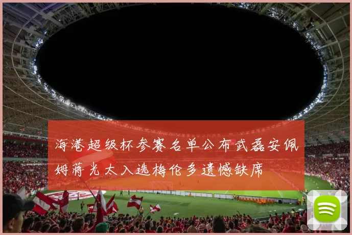 海港超级杯参赛名单公布武磊安佩姆蒋光太入选梅伦多遗憾缺席