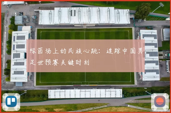 绿茵场上的民族心跳:追踪中国男足世预赛关键时刻