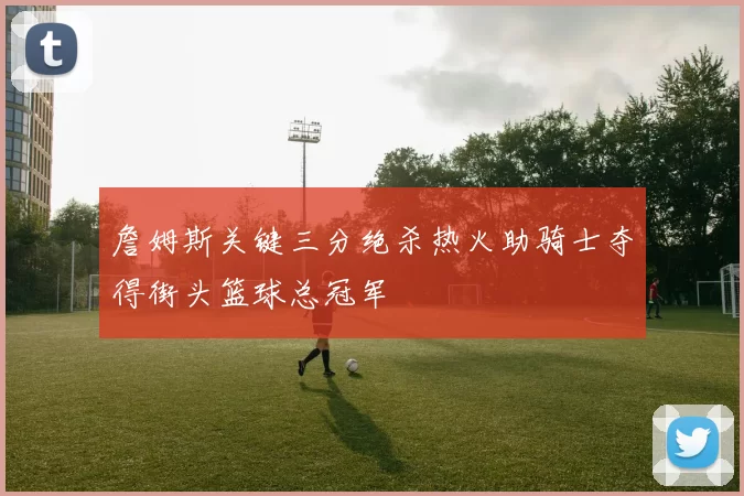詹姆斯关键三分绝杀热火助骑士夺得街头篮球总冠军