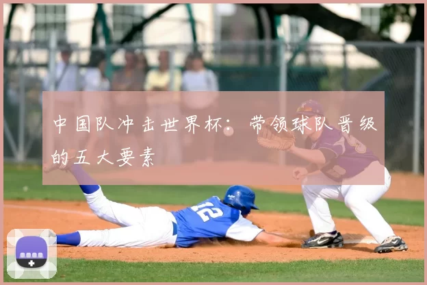 中国队冲击世界杯:带领球队晋级的五大要素